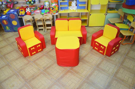 Фото 1 Бескаркасная игровая мебель для детского сада, г.Октябрьский 2015