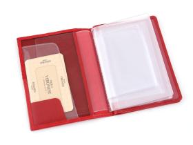 Бумажник водителя «Paolo Veronese» красный с отделением для паспорта