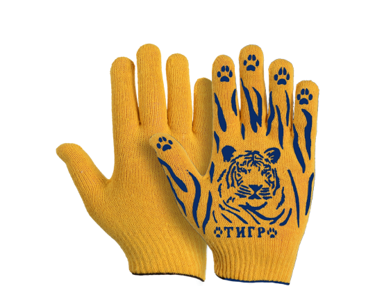Фото 5 Защитные хлопковые перчатки "Тигр", г.Москва 2015