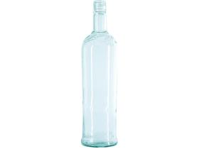 Бутылка из прозрачного стекла для алкогольных напитков