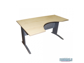 Офисный стол на металлокаркасе угловой CD-1800-1200-Эргономичный