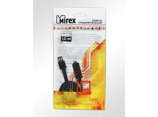 Фото 11 абель соединительный Mirex USB 2.0 AM  - 8pinM & microUSB 2.0 BM 2017