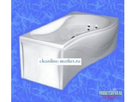 Гелькоутная, акриловая ванна CleanLine Жизель 170*95*65 левая/правая