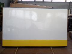 Монолитные стеклопластиковые хоккейные борта