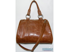 Оригинальная, вместительная женская сумка из натуральной кожи