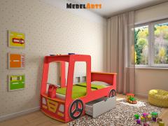 Фото 1 Детская кровать Пожарная машина, г.Томск 2020