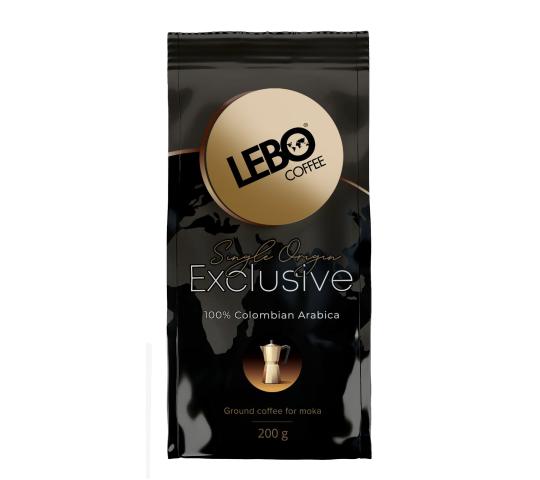Фото 2 LEBO Exclusive молотый для моки (кофеварки), 200 г 2021