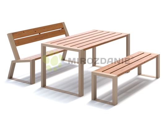 Фото 2 Скамейки со столом садово-парковые «Cafe №2» 1600, г.Барнаул 2021