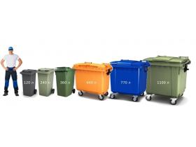 Мусорные контейнеры, баки для мусора пластиковые