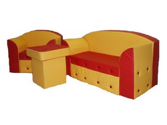 Фото 39 Детская игровая мебель Гулливер красный / желтый 2022