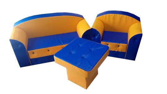Фото 40 Детская игровая мебель Гулливер синий / желтый 2022