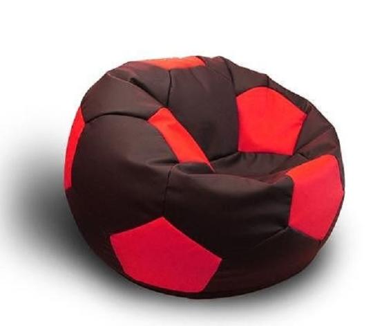 Фото 76 Кресло Мяч черный/красный 2022