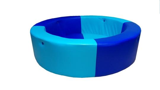 Фото 88 Детский сухой бассейн круглый синий/голубой D100xH30 толщина борта 8 см 2022