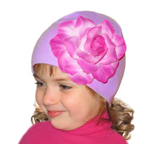 Фото 6 детская трикотажная шапочка для девочки 2014