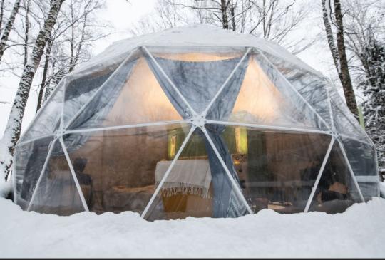 Фото 3 Сферический шатер для глэмпинга, г.Ярославль 2022