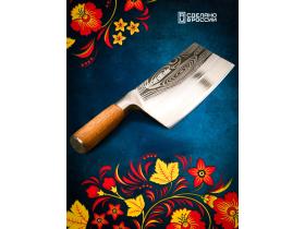 Кухонный нож-топорик для мяса Богородский CD-026D