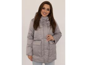 Куртка женская зимняя 24808 (серый опал)