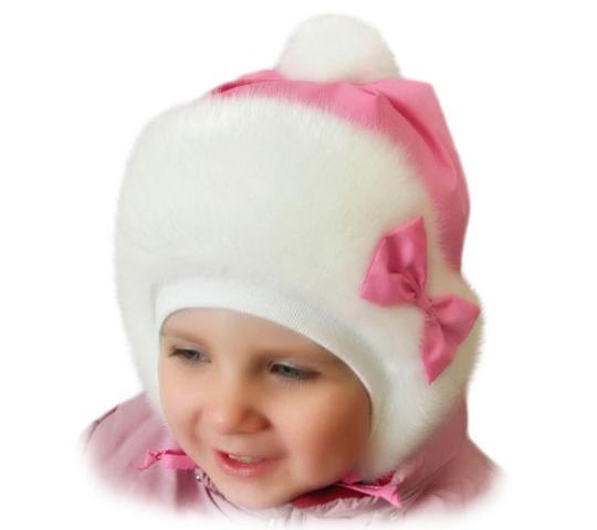 Фото 3 детская зимняя шапка для девочки 2014
