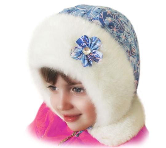 Фото 5 детская зимняя шапка для девочки 2014