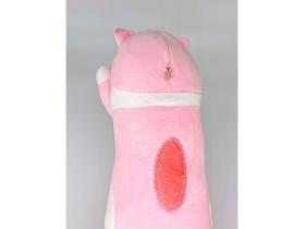 Мягкая игрушка-подушка «Котейка» розовая