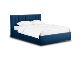 Кровать синяя