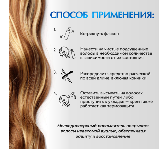 Фото 3 Спрей для волос «15 в 1», г.Дзержинск 2024