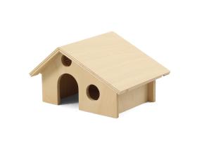 Деревянные домики для мелких животных