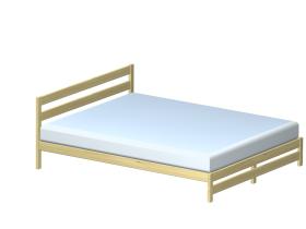 Кровать двуспальная «MAMAMIA»