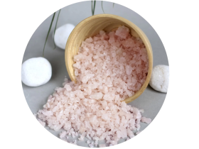 Морская розовая соль для ванн