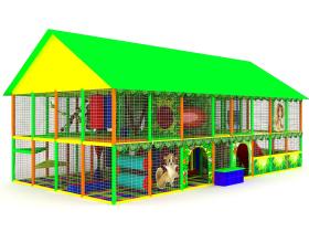 Лабиринт детский игровой «Кристалл-1» с крышей